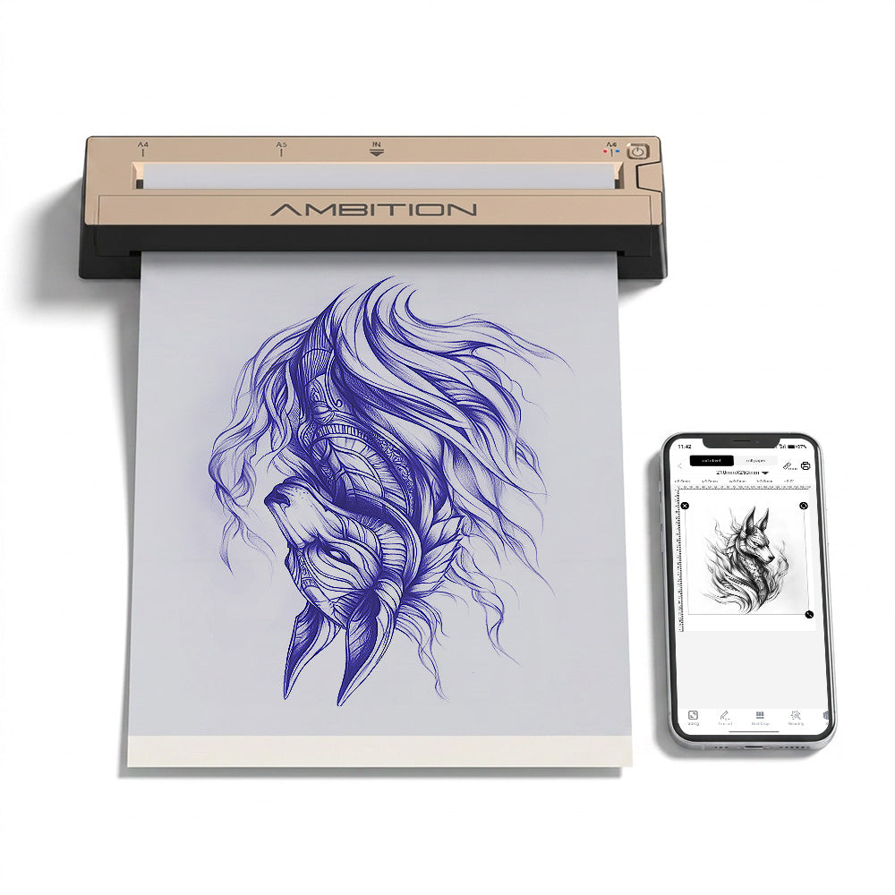 Ambition Wireless Tattoo Picture Printer