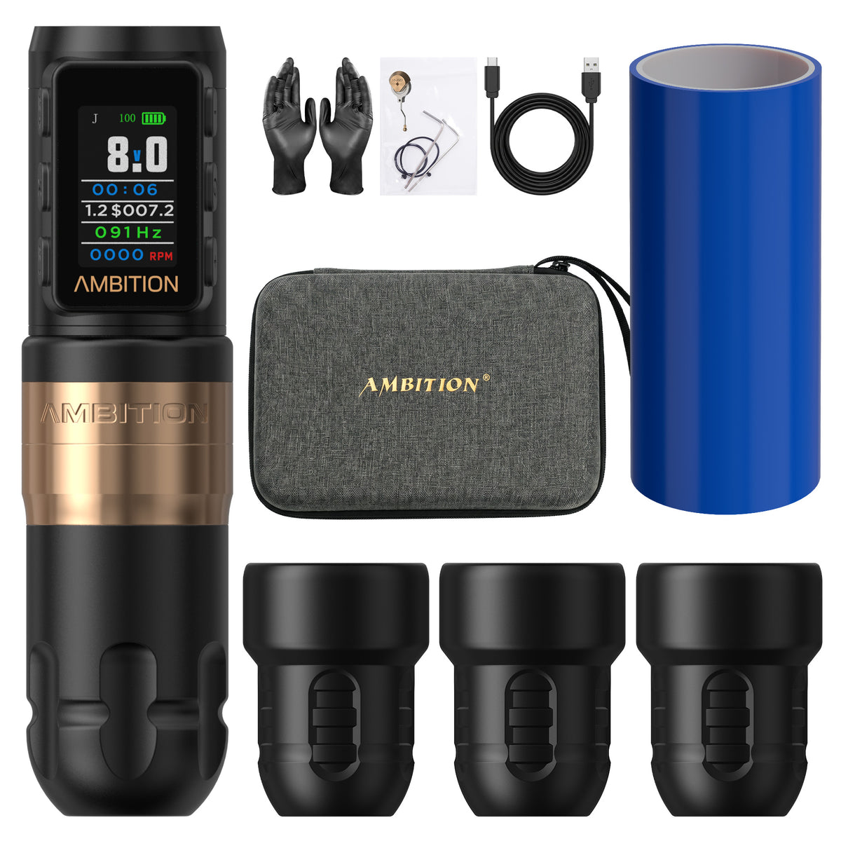 Ambition Shura-X Wireless Tattoo Machine