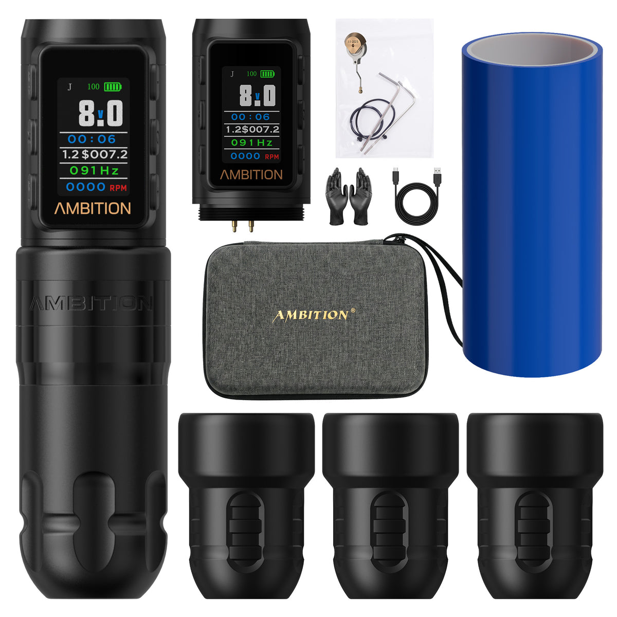 Ambition Shura-X Wireless Tattoo Machine