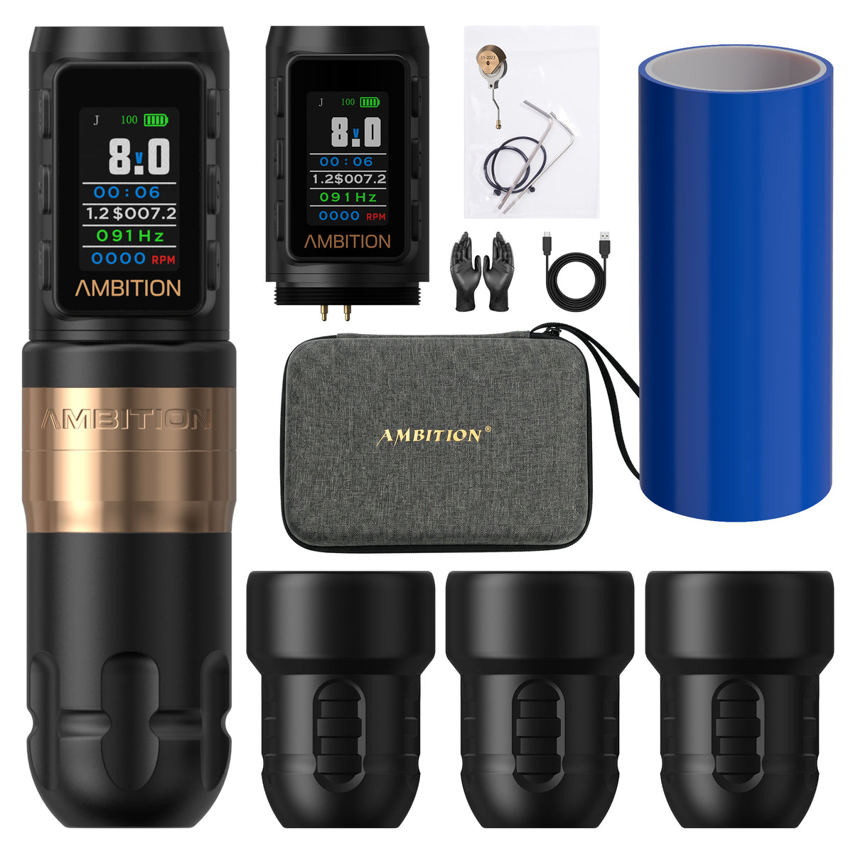 Ambition Shura-X Wireless Tattoo Machine