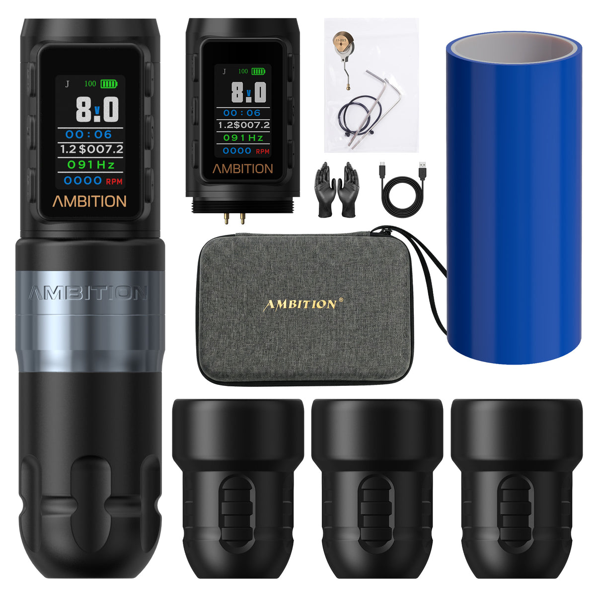 Ambition Shura-X Wireless Tattoo Machine