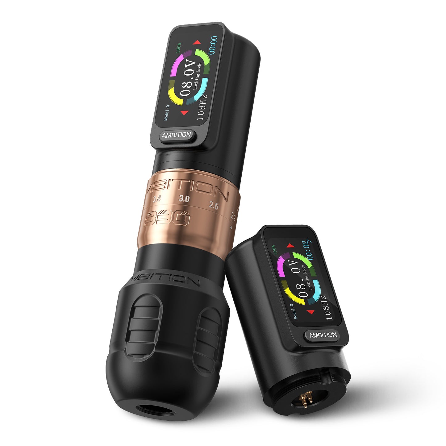 Ambition Seher Plus Wireless Tattoo Machine with 6 Strokes Length 2.2mm-4.2mm