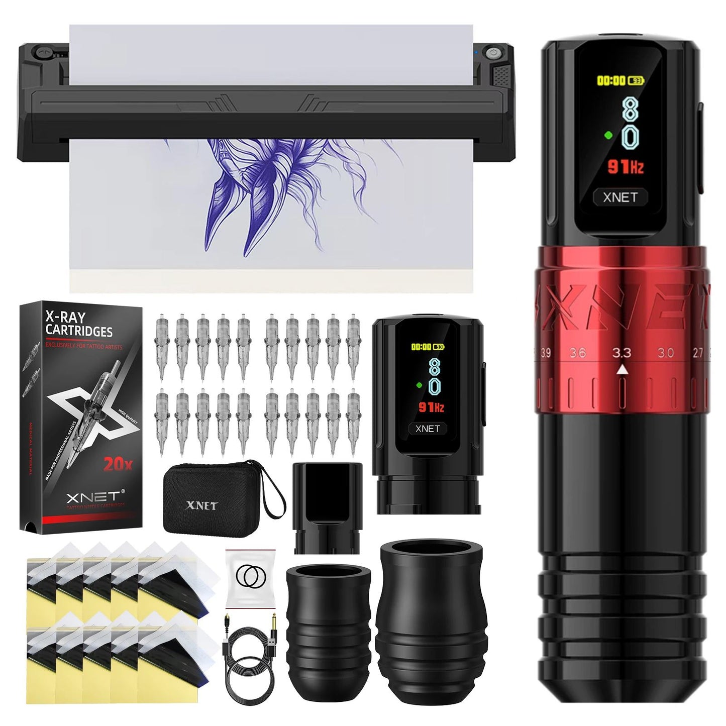 Kit de Tatuaje Xnet Vipera – 2400mAh