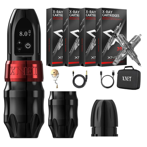 Tattoo Kit-Xnet Titan Wireless Tattoo Machine Kit 2400mAh