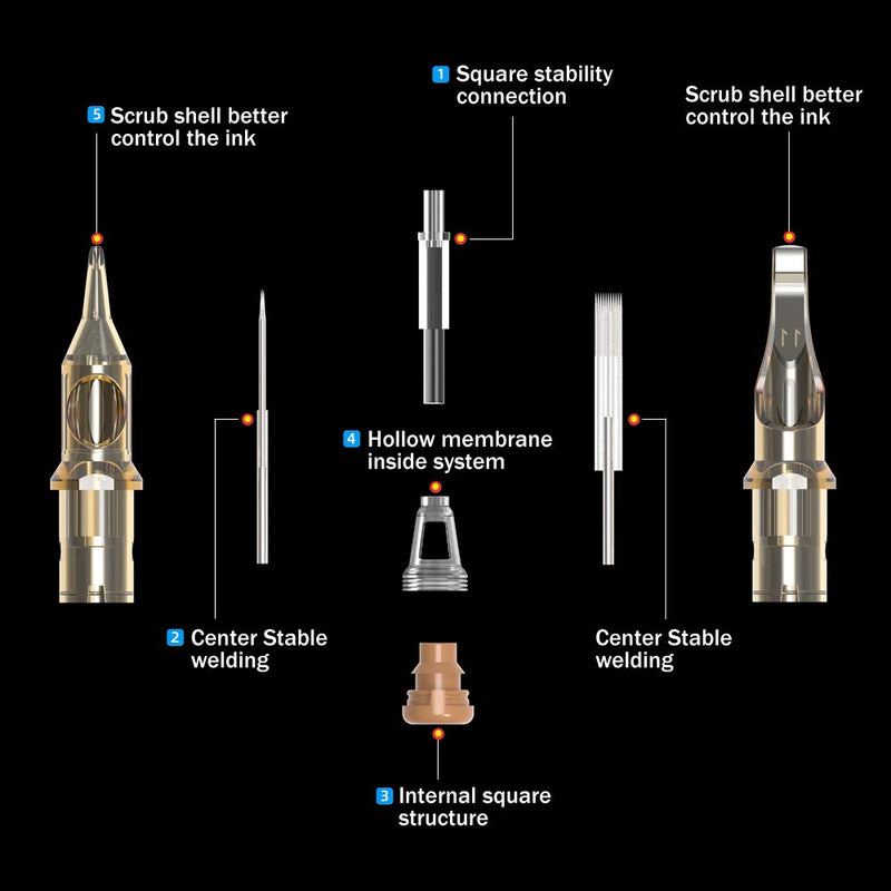 Ambition Premium Revolution Needles Cartridges-RM