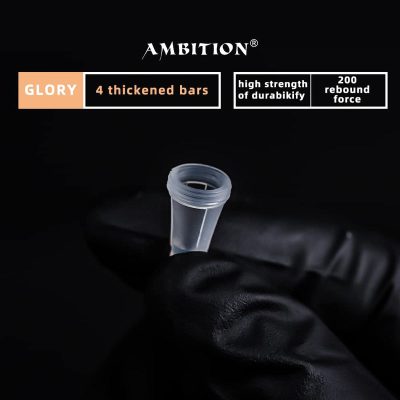 Ambition Glory Tattoo Cartridges #10 Bugpin 1RL Needles Disposable 50pcs 0.3mm 1 Round Liner