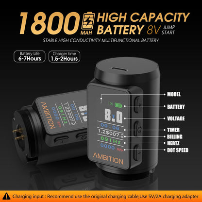 Ambition Soldier270S Tattoo Machine 2400mAh