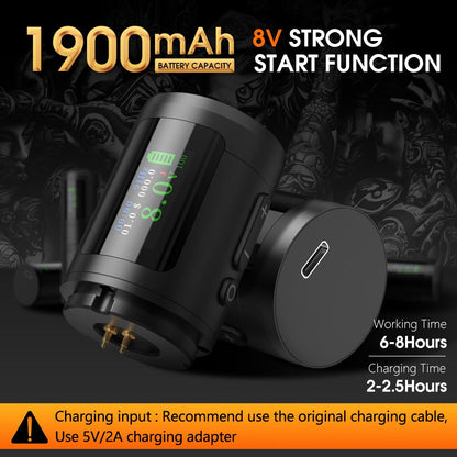 Ambition Ninja Ultra Tattoo Machine 1900mAh