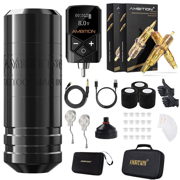 Tattoo Kit-Ambition Torped Rotary Tattoo Kit 2400mAh