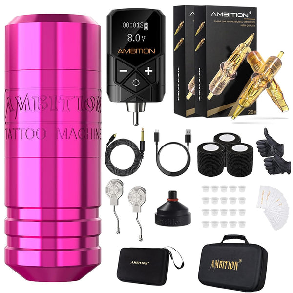 Tattoo Kit-Ambition Torped Rotary Tattoo Kit 2400mAh