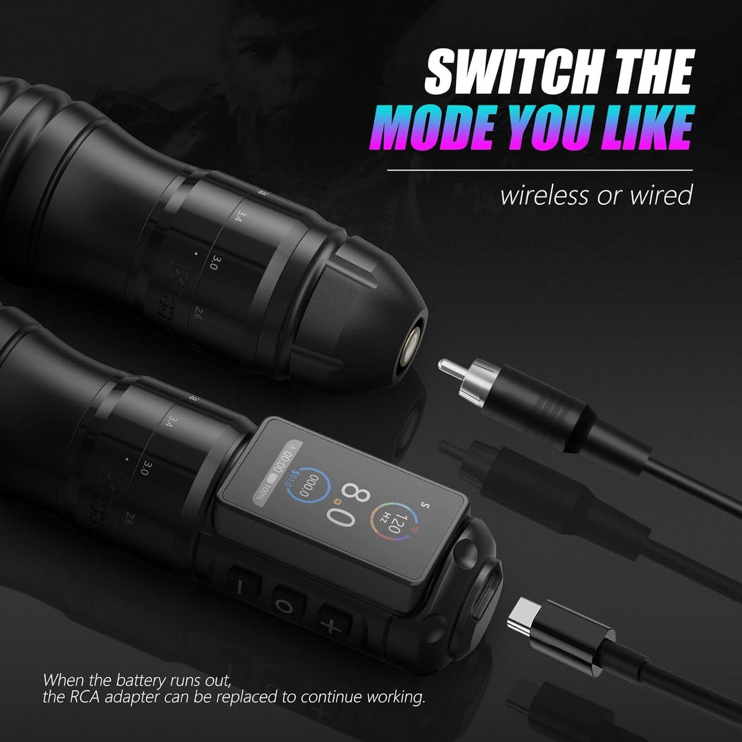 Kiss Of Dragon T2 Tattoo Machine 2000mAh