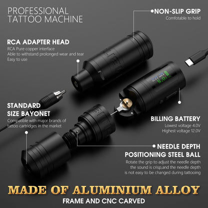 Ambition Ninja Ultra Tattoo Machine 1900mAh