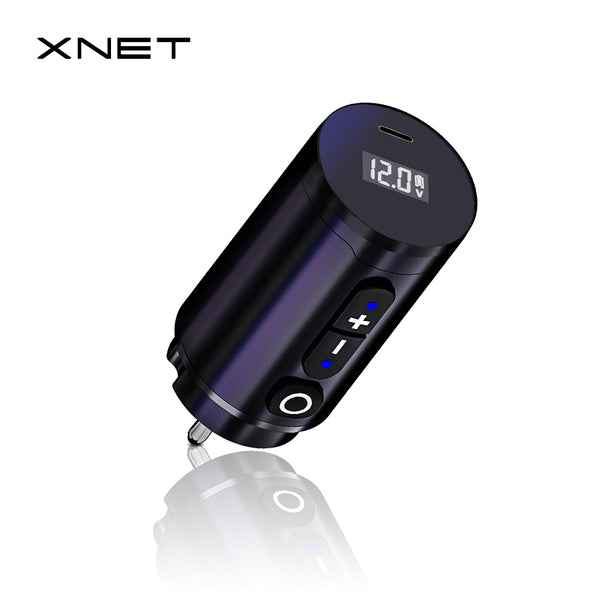 XNET G5 Portable Wireless Tattoo Battery Power Supply RCA Interface For Rotary Machine Fount Adapter Fast Chargering