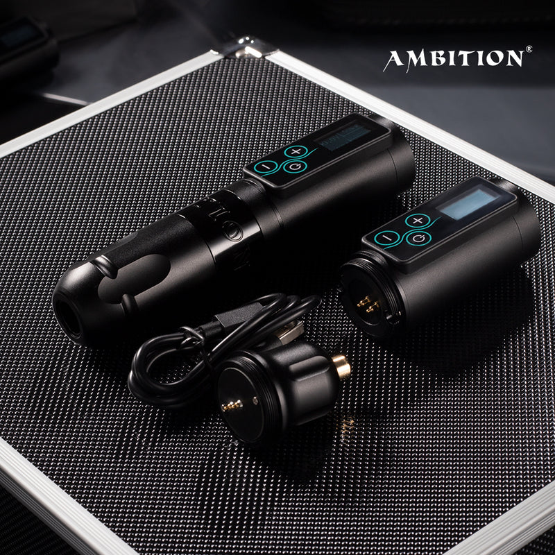 Tattoo Kit-Ambition Vibe Tattoo Machine Kit 2400 mAh