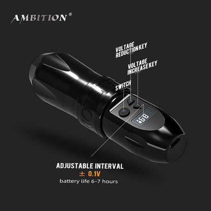 Máquina de tatuaje inalámbrica Ambition Troll 1950mAh