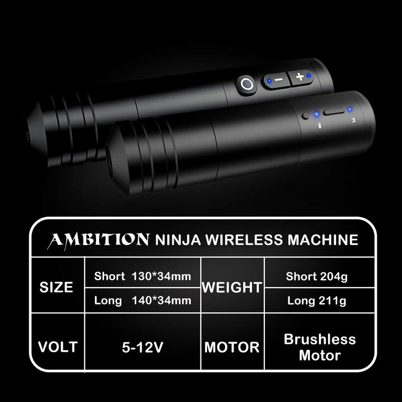 Ambition Ninja Wireless Tattoo Machine 2400mAh