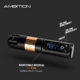 Ambition Soldier Wireless Tattoo Machine 2400mAh