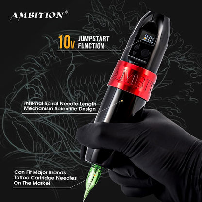Máquina de tatuaje inalámbrica Ambition Troll 1950mAh