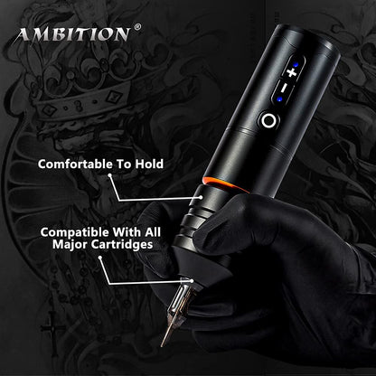 Máquina de tatuaje inalámbrica Ambition Ninja Pro