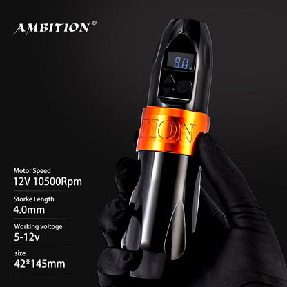 Máquina de tatuaje inalámbrica Ambition Troll 1950mAh