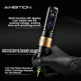 Ambition Soldier Wireless Tattoo Machine 2400mAh