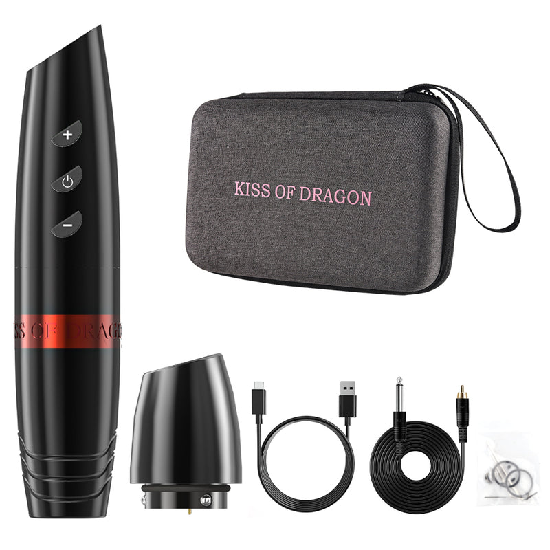 Kiss of Dragon Wireless Tattoo Machine Pen 1800mAh