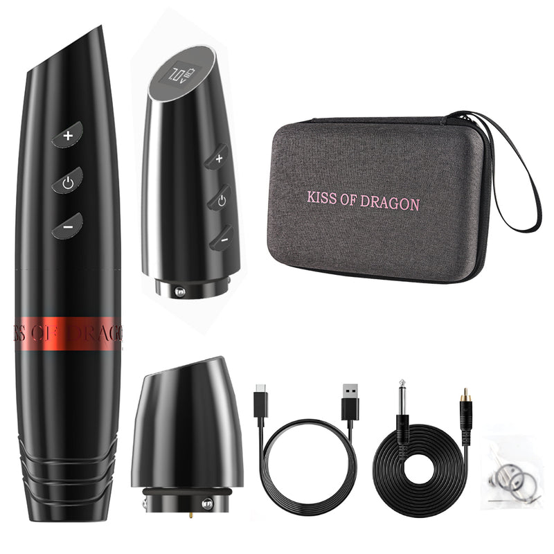 Kiss of Dragon Wireless Tattoo Machine Pen 1800mAh