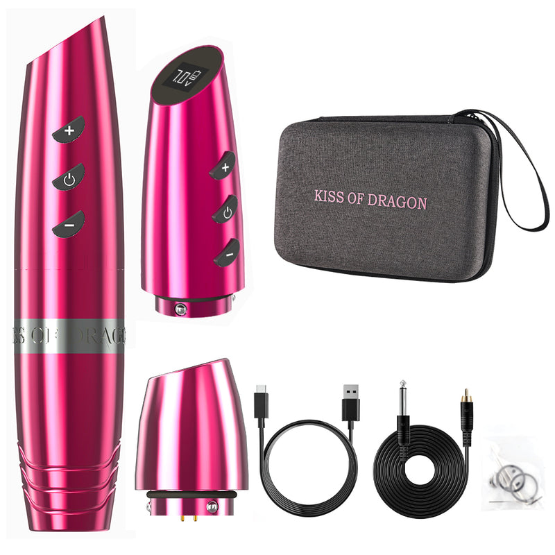 Kiss of Dragon Wireless Tattoo Machine Pen 1800mAh