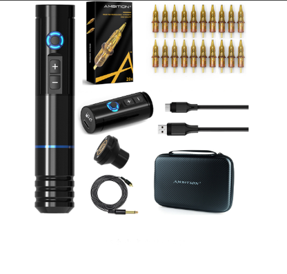 Máquina de tatuaje inalámbrica completa Ambition Sage