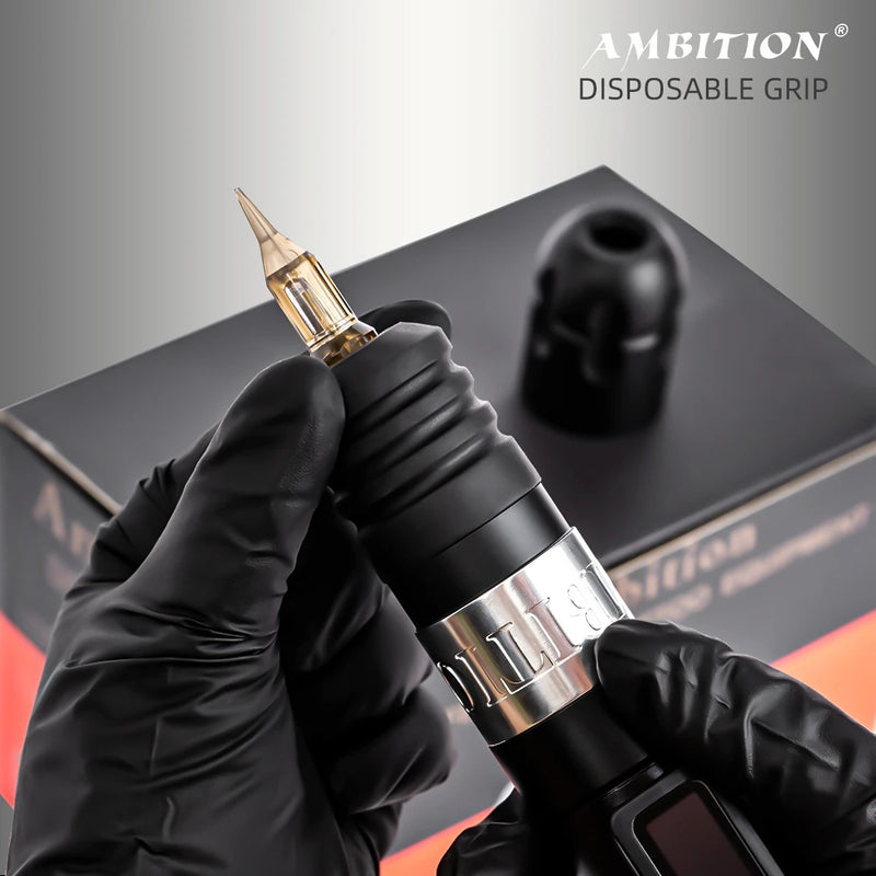 Agarre de tatuaje desechable Ambition 25 piezas