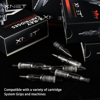 XNET X-RAY Cartucho de tatuaje Agujas Round Liner RL -20 piezas