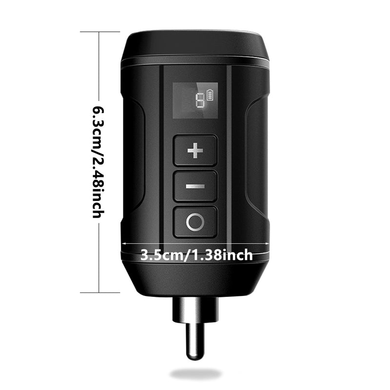 XNET G3 Wireless Tattoo Power Supply Mini Portable RCA Battery 1800mAh Lithium with LED Digital Display for Rotary Tattoo Pen