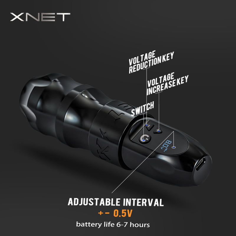 XNET Titan Wireless Tattoo Machine Rotary Battery Pen Strong