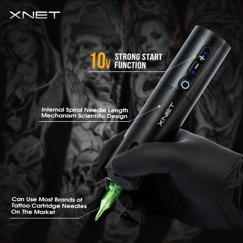 Xnet Vane Wireless Tattoo Pen Machine Powerful Brushless Motor